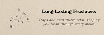 Merino wool feature illustration highlighting a long-lasting freshness.