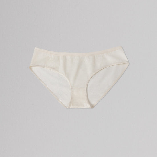 Off-White women's underwear on a gray background