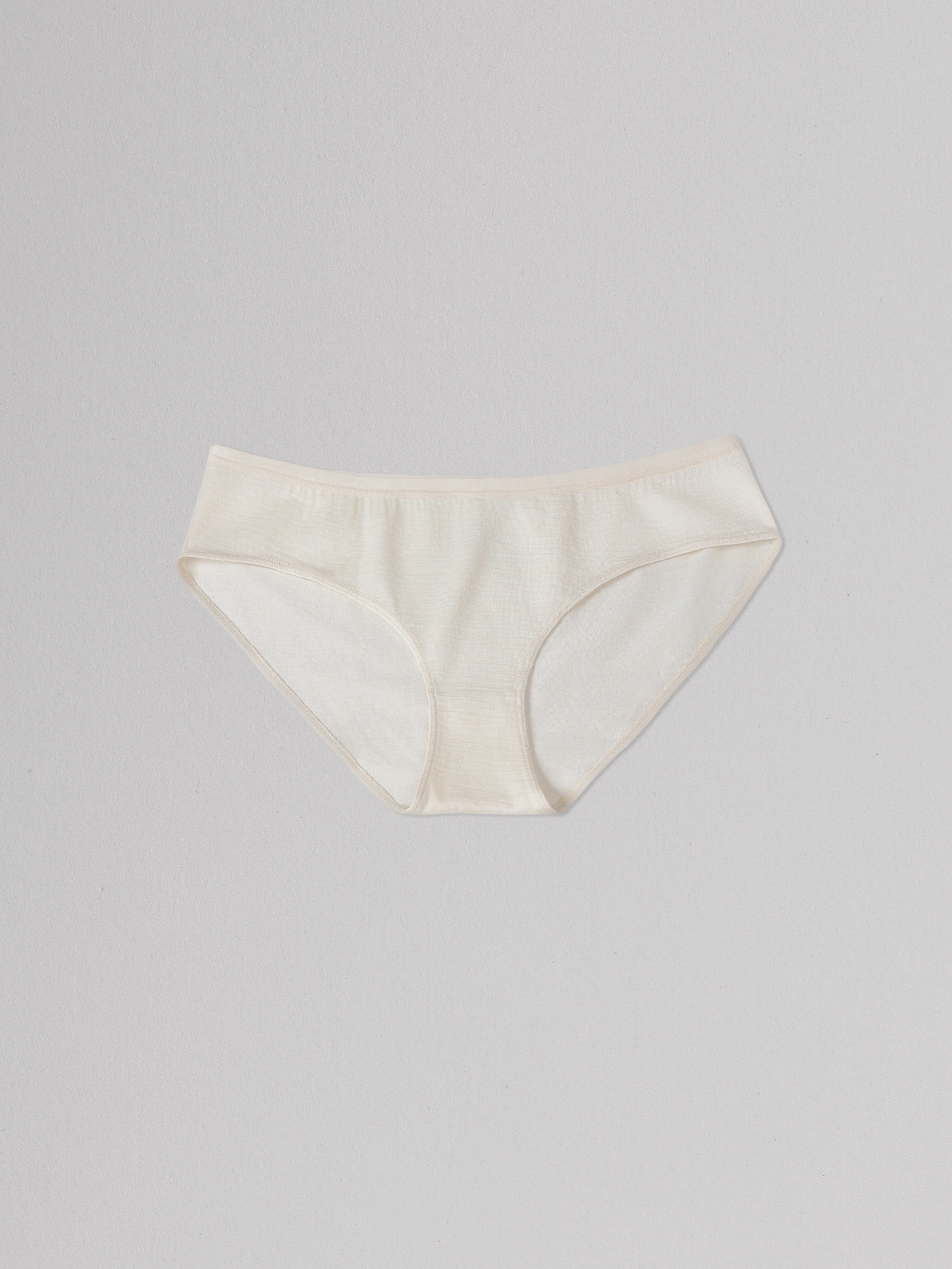 Off-White women's underwear on a gray background